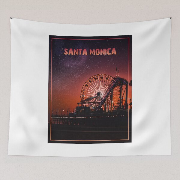 Item preview, Santa Monica at Night designed and sold by Alexandra Rty.