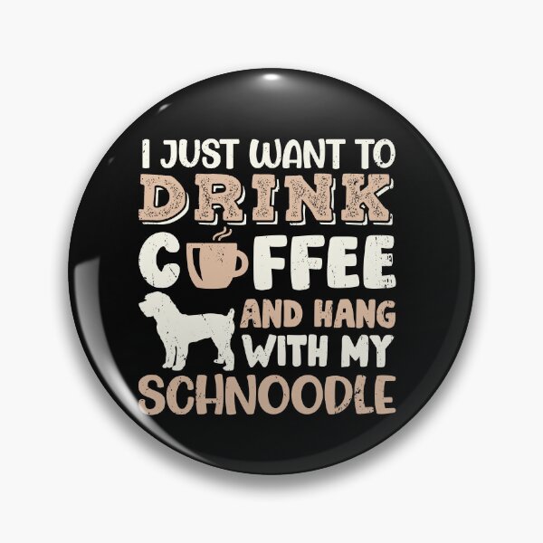 Item preview, Schnoodle Dog Dad Mom And Drink Coffee designed and sold by rafaeltto.