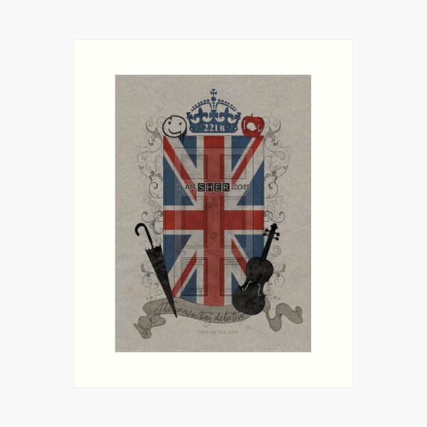 Item preview, Sherlock Holmes inspired crest designed and sold by koroa.