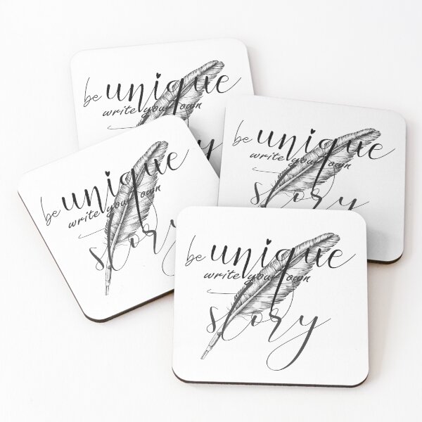 Item preview, be unique write your own story designed and sold by ikrame-shop.