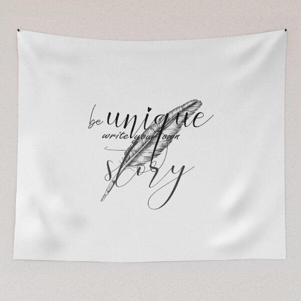 Item preview, be unique write your own story designed and sold by ikrame-shop.