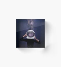 the astronaut Acrylic Block