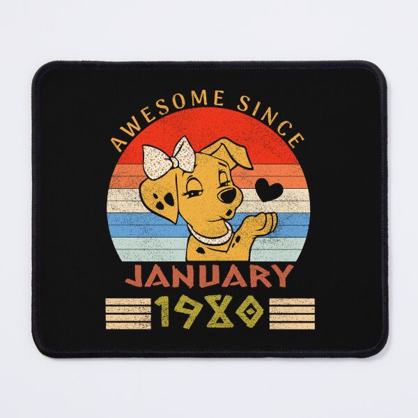Item preview, 42 Year Old Awesome Since January 1980 Gifts 42nd Birthday designed and sold by Beautiful Designs.