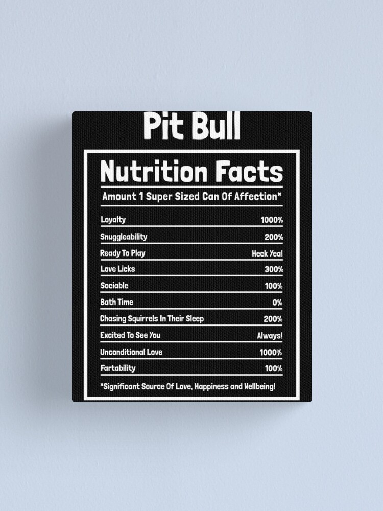 Pitbull nutrition outlet