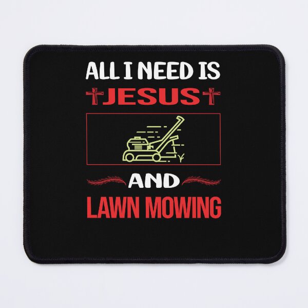 Item preview, Funny Jesus Lawn Mowing Mower Lawnmower designed and sold by DougPoulos.