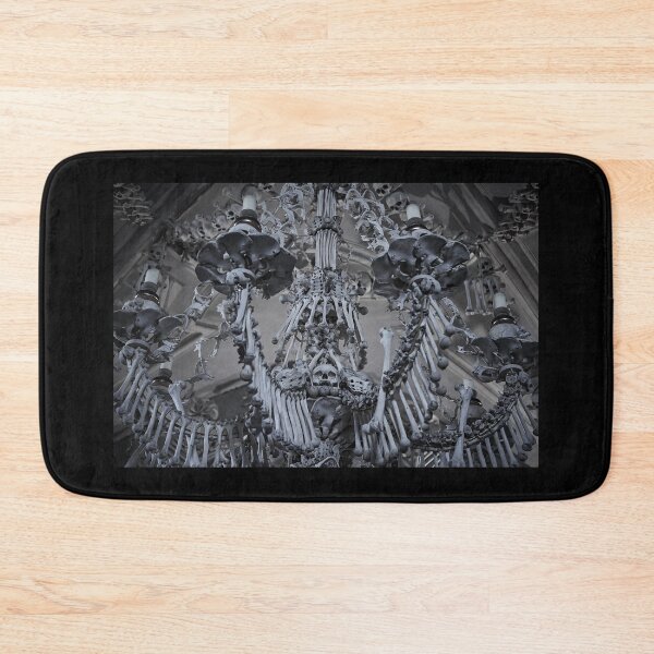 Item preview, Sedlec Ossuary Chandelier Photo Art, Skull Bone Church designed and sold by Sedlec Ossuary Project.