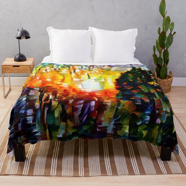 Item preview, AI Generated Style Transfer Art, Sunset And Evergreen Stained Glass designed and sold by ACC .
