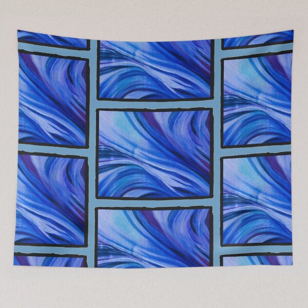 Item preview, Psychedelic swirl blue designed and sold by CatherineAlvin.