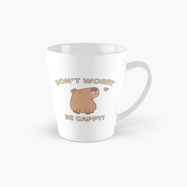 Item preview, Funny Don't Worry Be Cappy, Happy Capybara designed and sold by rustydoodle.