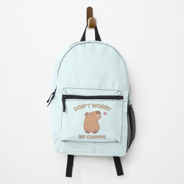 Item preview, Funny Don't Worry Be Cappy, Happy Capybara designed and sold by rustydoodle.