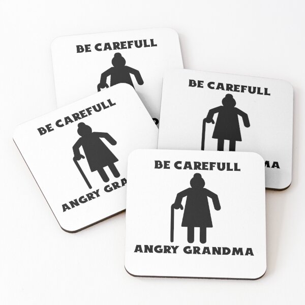 Item preview, Be carefull  angry grandma designed and sold by GaliaTati.