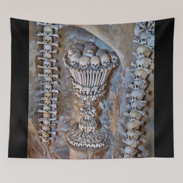 Item preview, Sedlec Ossuary Chalice Photo Art, Skull Bone Church designed and sold by Sedlec Ossuary Project.