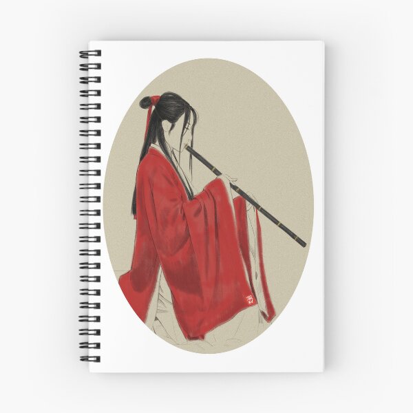 Item preview, Flute in red designed and sold by Kuroi Kitsune Art.