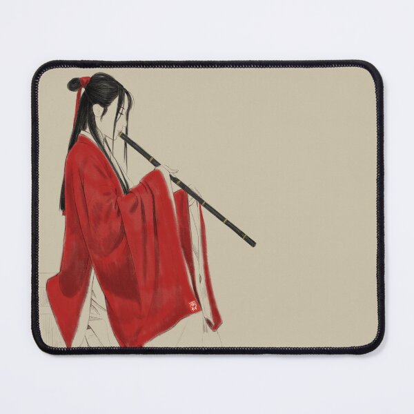 Item preview, Flute in red designed and sold by Kuroi Kitsune Art.
