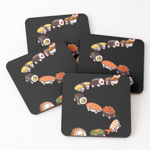 Item preview, T-Shirt, Sushi Train, Japanese Foodie, Ikura, Sushi Roll designed and sold by BelindaShepard3.