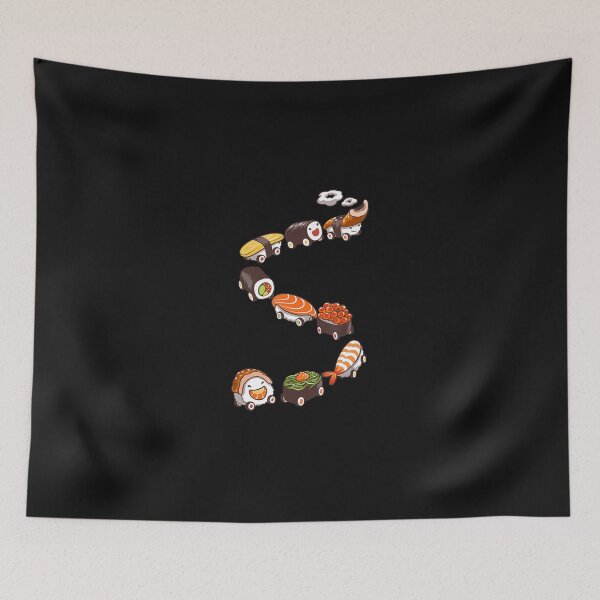 Item preview, T-Shirt, Sushi Train, Japanese Foodie, Ikura, Sushi Roll designed and sold by BelindaShepard3.