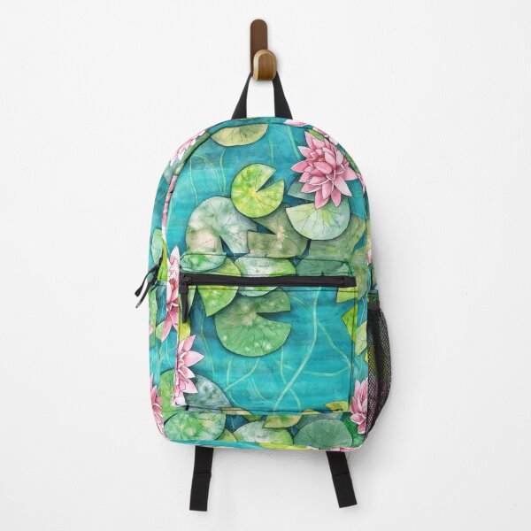 Item preview, Copy of water lilies watercolor designed and sold by Rebecca Reck Art.