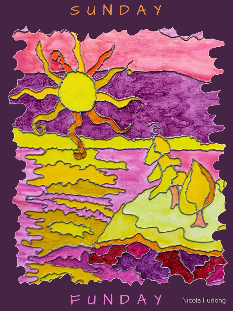 OCEAN ART SUNSET FUNNY SUNDAY FUNDAY by nicolafurlong