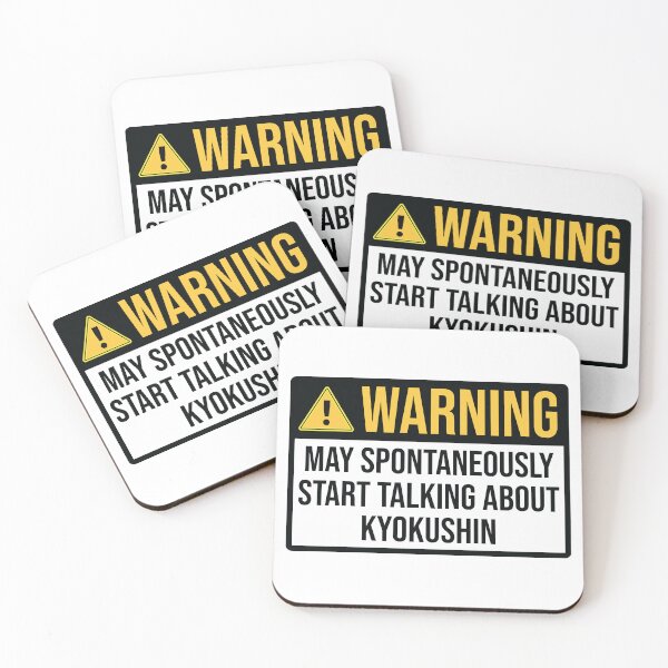 Artikelvorschau, Kyokushin Karate Funny Warning For Karateka entworfen und verkauft von woodesigner.
