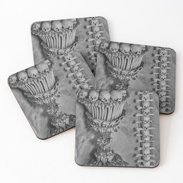 Item preview, Sedlec Ossuary Chalice Photo Art, Skull Bone Church designed and sold by Sedlec Ossuary Project.