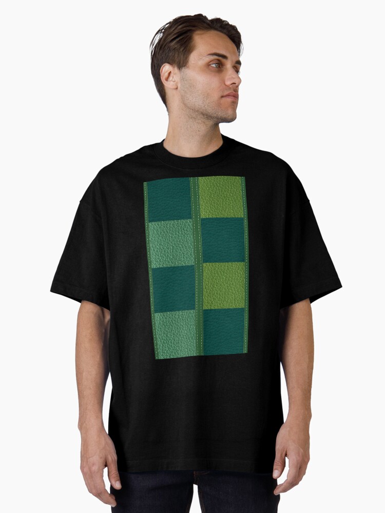 Thumbnail 1 of 7, Oversized T-Shirt, Leather Square designed and sold by VkCases.