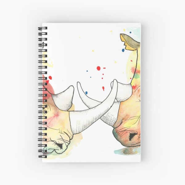 Rhino Watercolour Spiral Notebook