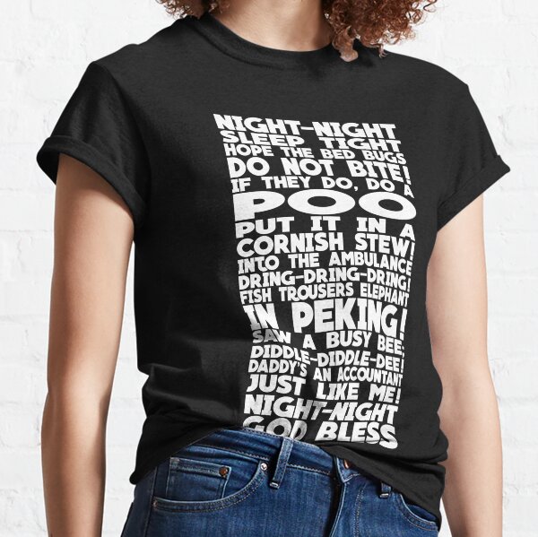 Richie's Bed Time Rhyme Design Classic T-Shirt