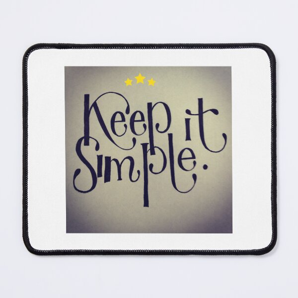 Item preview, KEEP IT SIMPLE designed and sold by WorldComm.