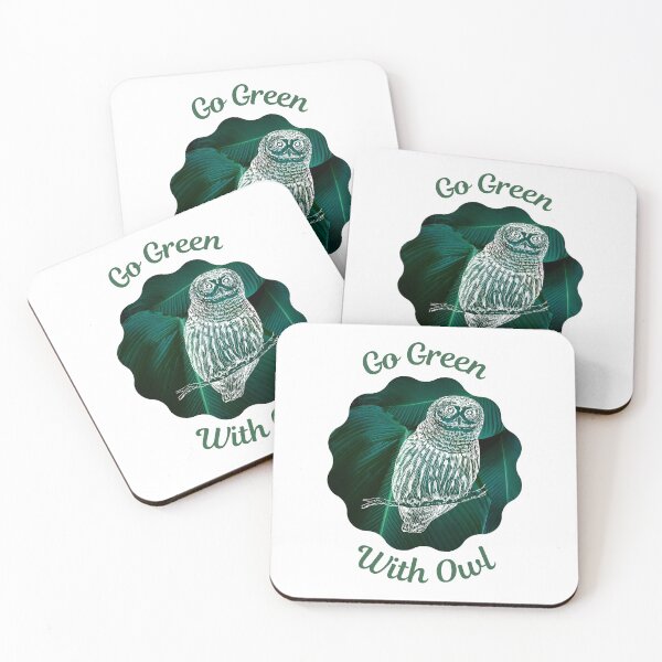 Item preview, Go Green With Owl designed and sold by kucingmaikan.