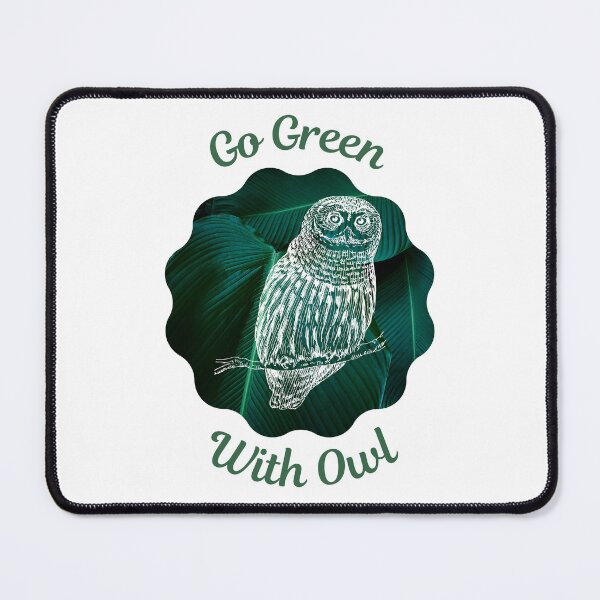 Item preview, Go Green With Owl designed and sold by kucingmaikan.