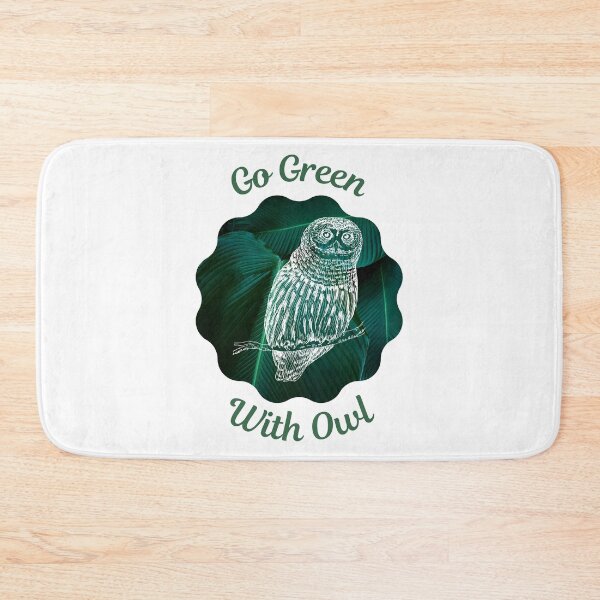 Item preview, Go Green With Owl designed and sold by kucingmaikan.
