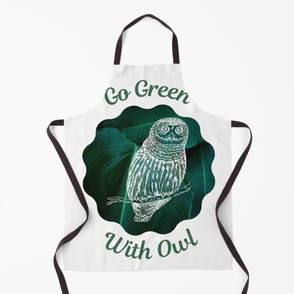 Item preview, Go Green With Owl designed and sold by kucingmaikan.