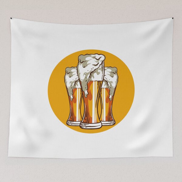 Item preview, Beer T-ShirtBeer Glasses  designed and sold by WeirCanning.