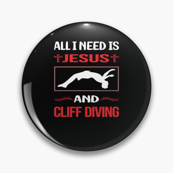 Item preview, Funny Jesus Cliff Diving designed and sold by FifineCroteau.