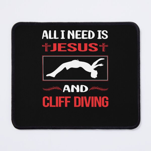 Item preview, Funny Jesus Cliff Diving designed and sold by FifineCroteau.
