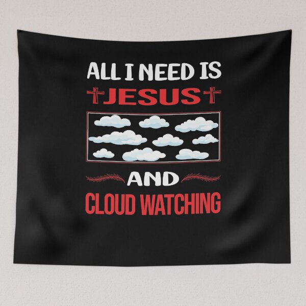 Item preview, Funny Jesus Cloud Watching designed and sold by FifineCroteau.