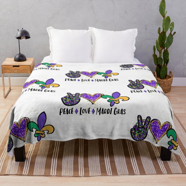Item preview, Peace, Love, Mardi Gras designed and sold by AHthatIsNice.