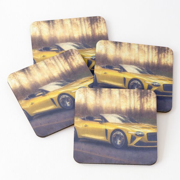 Item preview, Yellow Cabrio Super car collection - original artwork by Vart  designed and sold by vartstudio.