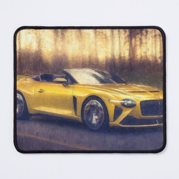 Item preview, Yellow Cabrio Super car collection - original artwork by Vart designed and sold by vartstudio.