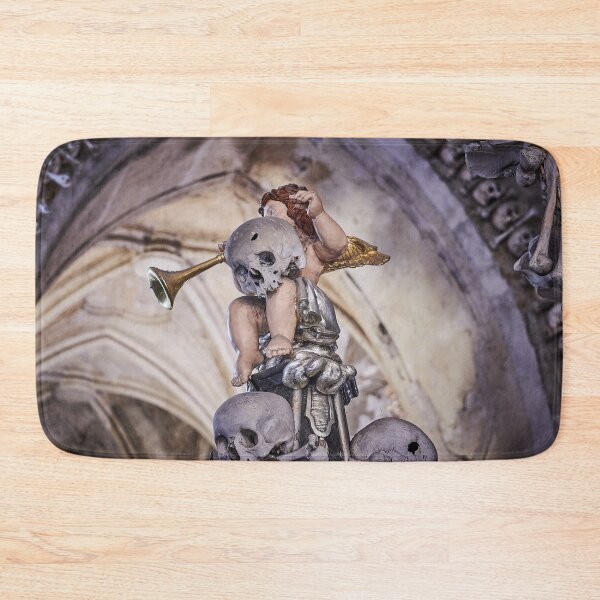 Item preview, Sedlec Ossuary Cherub Photo Art, Skull Bone Church designed and sold by Sedlec Ossuary Project.