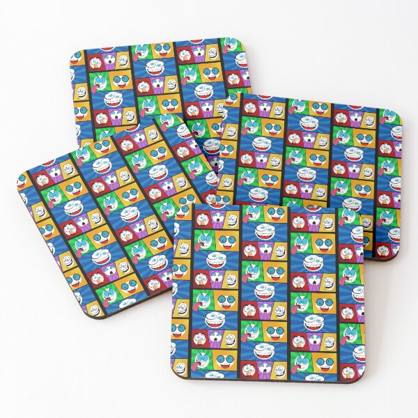 Item preview, Funny faces on a comics background designed and sold by AEROSPACE-IND.