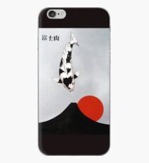 Mt Fuji Wave Sun Rise Utsuri Mono painting iPhone Case