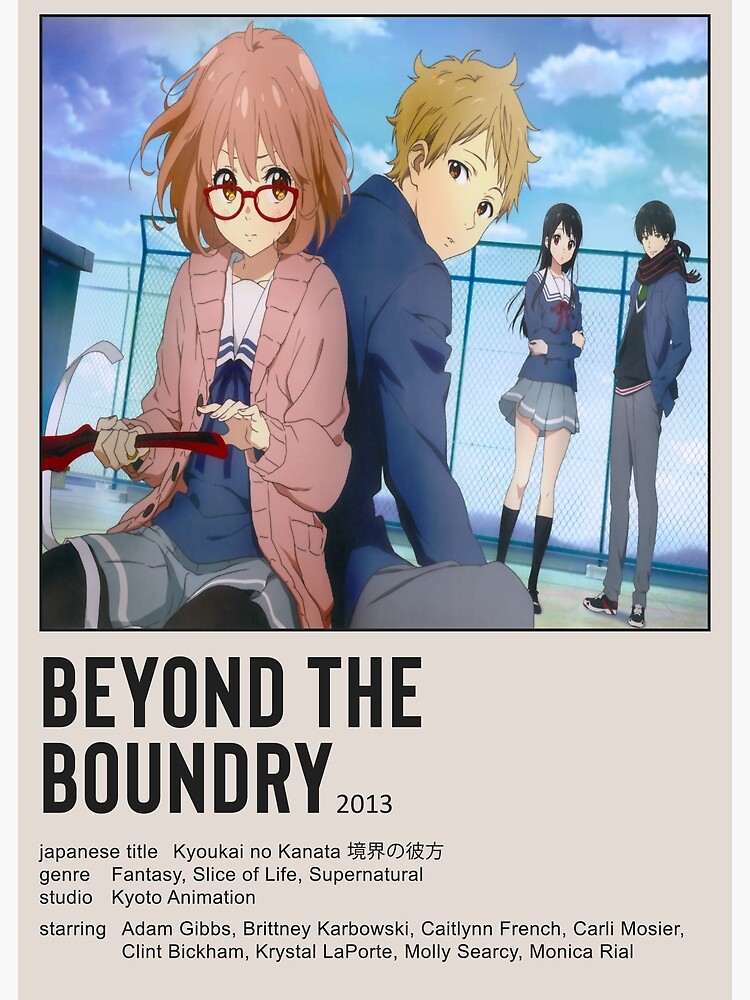 Beyond The Boundary Kyoukai No Kanata Poster