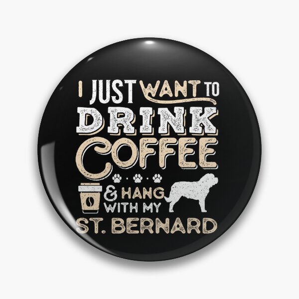 Item preview, St Benard Dog Dad Mom And Drink Coffee designed and sold by rafaeltto.