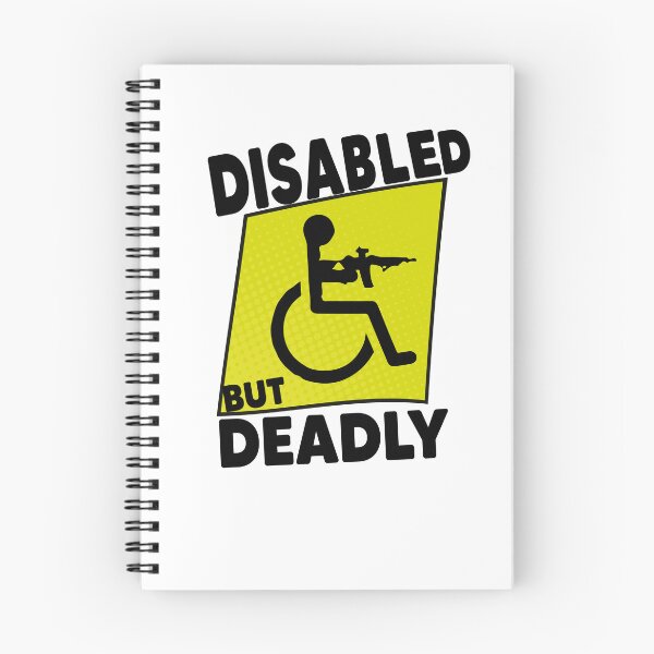 Item preview, Disabled But Deadly Handicap Humor Ride Disabled Warrior designed and sold by MyStyleStore4.
