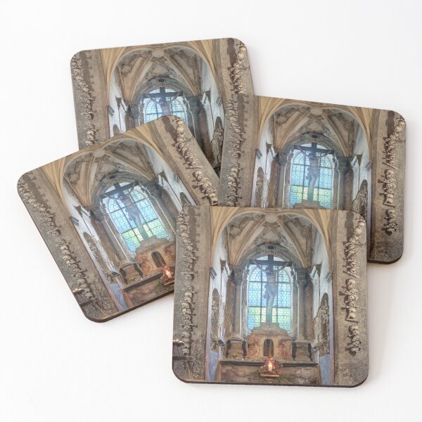 Item preview, Sedlec Ossuary Altar Photo Art, Skull Bone Church designed and sold by Sedlec Ossuary Project.