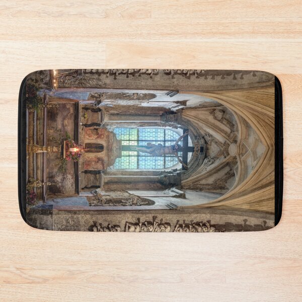 Item preview, Sedlec Ossuary Altar Photo Art, Skull Bone Church designed and sold by Sedlec Ossuary Project.