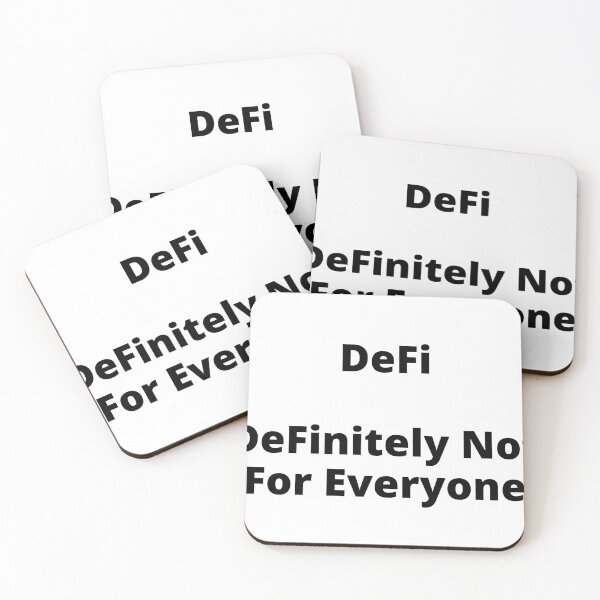 Item preview, DeFi - DeFinitely Not For Everyone designed and sold by rgsblo.