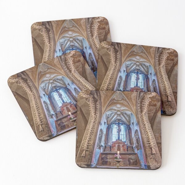 Item preview, Sedlec Ossuary Altar Photo Art, Skull Bone Church designed and sold by Sedlec Ossuary Project.