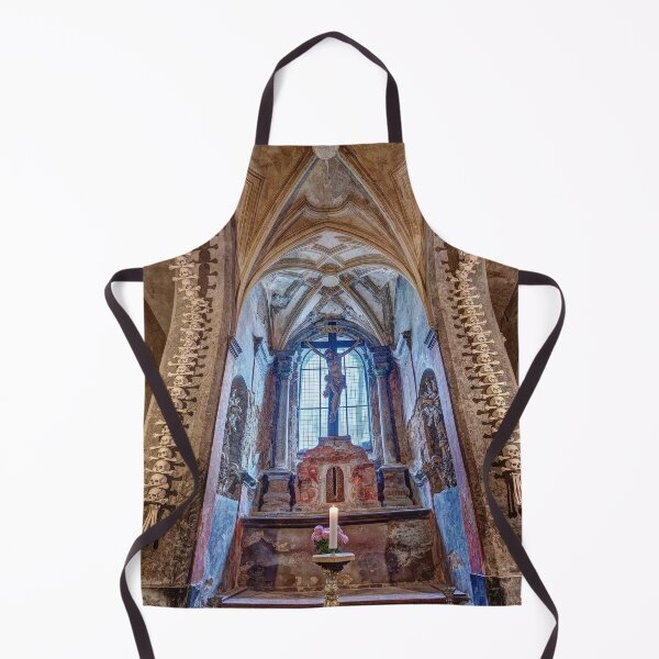 Item preview, Sedlec Ossuary Altar Photo Art, Skull Bone Church designed and sold by Sedlec Ossuary Project.